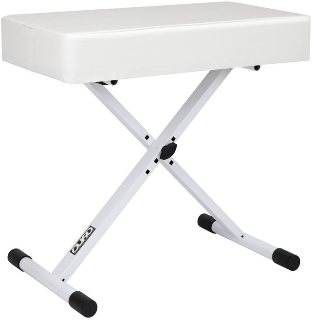듀로악기 4단 높이 조절 키보드 의자 DKB300, 화이트, 1개