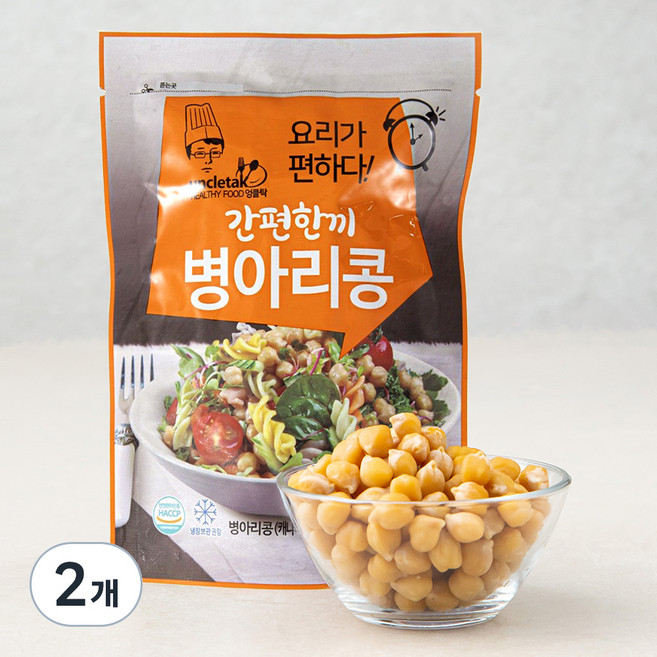 엉클탁 간편한끼 병아리콩, 240g, 2개