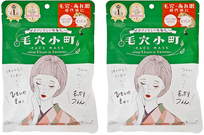 KOSE 高絲 CLEAR TURN 光映透 毛穴小町安撫面膜 158ml, 7片, 2袋