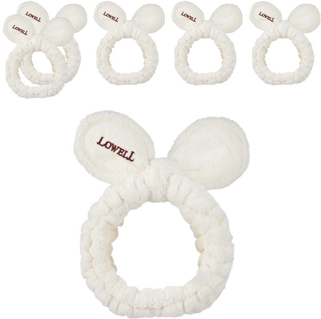 로웰도노 세안 헤어밴드, 혼합색상, 6개