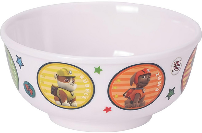 Skater M320 美耐皿兒童餐碗 240ml, 汪汪隊 白色, 1個