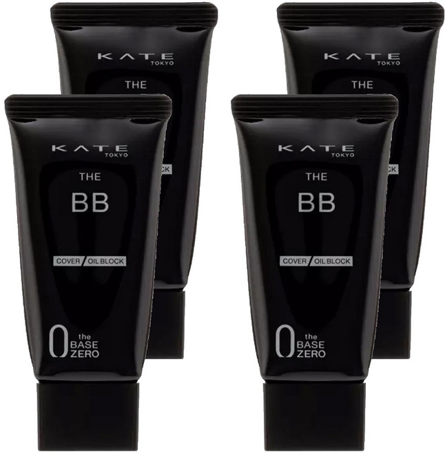 KATE 凱婷 台灣公司貨 零瑕肌密高遮瑕BB霜 控油 SPF21 PA++, EX-2, 30g, 4條