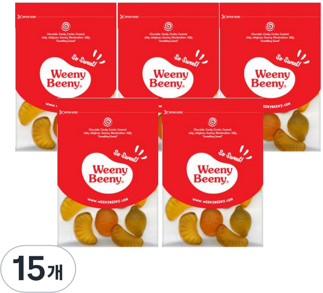 Weeny Beeny 維他命水果造型軟糖, 50g, 15個