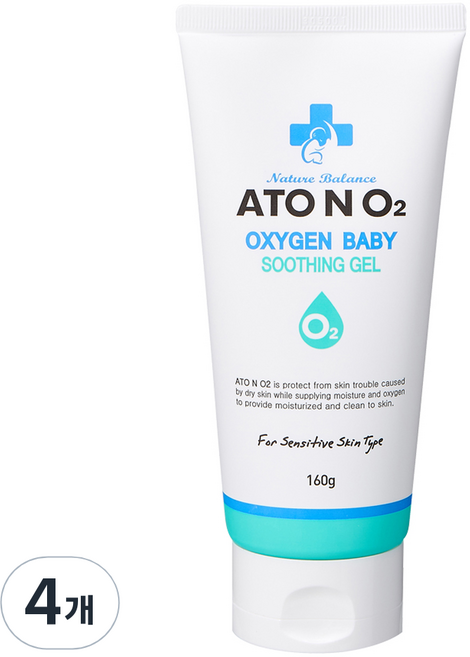아마란스 아토앤오투 옥시젠 베이비 수딩젤, 160g, 4개