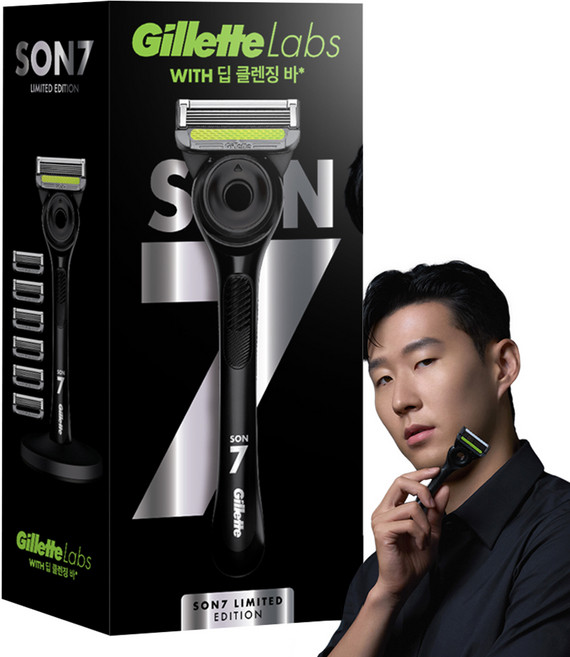 질레트랩스 손흥민 3.0 에디션 핸들 +면도날 7p 세트, 1세트