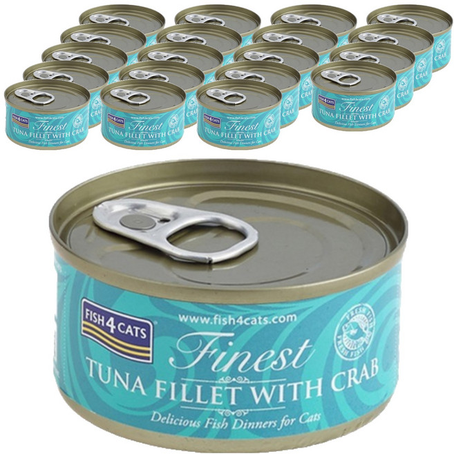 피쉬포캣 생후 3개월 이상 고양이 주식캔, 참치, 70g, 20개