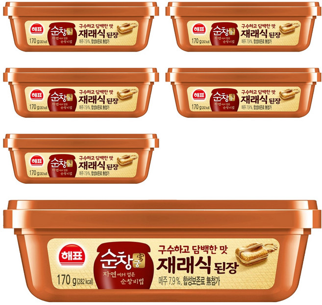 Sunchanggong 傳統大醬, 170g, 6盒