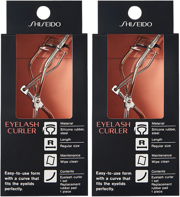 시세이도 아이래쉬 컬러 뷰러, 혼합색상, 2개