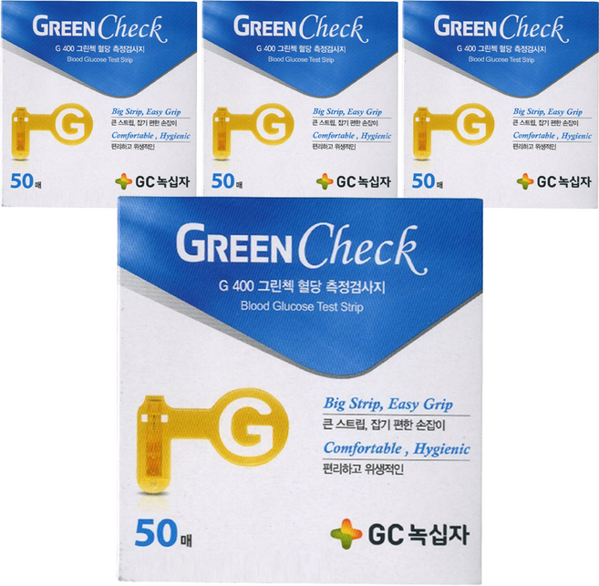 GC녹십자 그린첵 혈당 측정 검사지, 50매, 4개