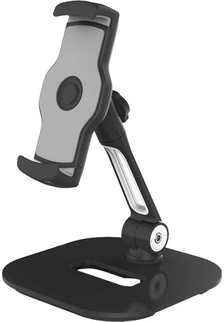 Ledetech 樂得 手機平板架 4.5~10.5吋手機平板通用 可360度旋轉 穩重金屬底座 適用寬度11.5cm~19cm, 黑色, 1個