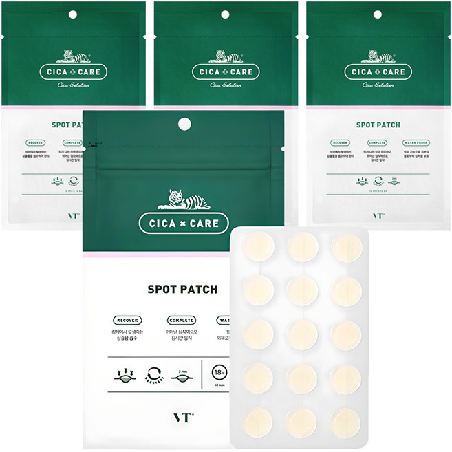 브이티코스메틱 시카 스팟 패치, 48개입, 4개