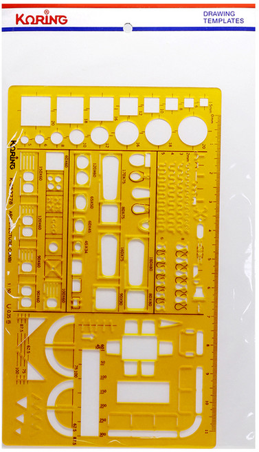 코링 건축용 종합 형판 자 1 / 50 K-853778, 1개