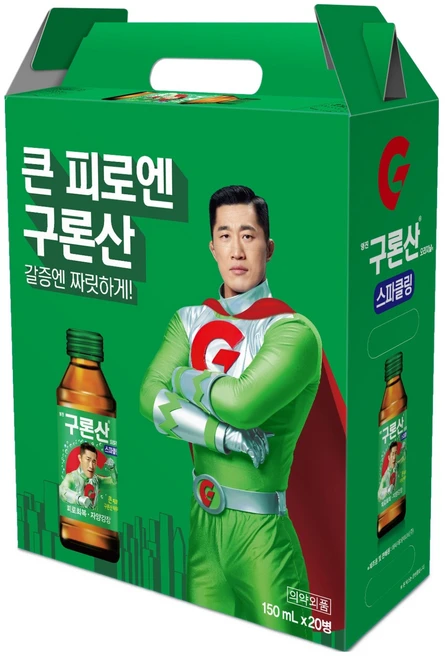 해태htb 구론산 스파클링 오리지날액 선물세트, 150ml, 20개 - 쿠팡