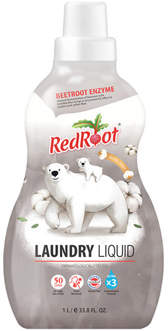 레드루트 세탁세제 바닐라코튼향 플러스 유아세제, 1L, 1개