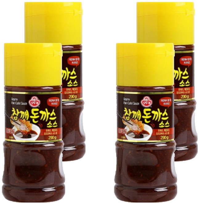 오뚜기 참깨 돈까스 소스, 290g, 4개