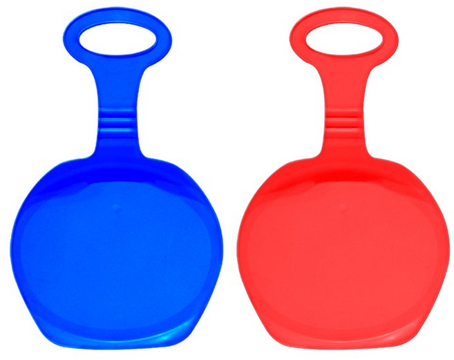 팡팡 휴대용 썰매 블루 + 레드 세트, 1개