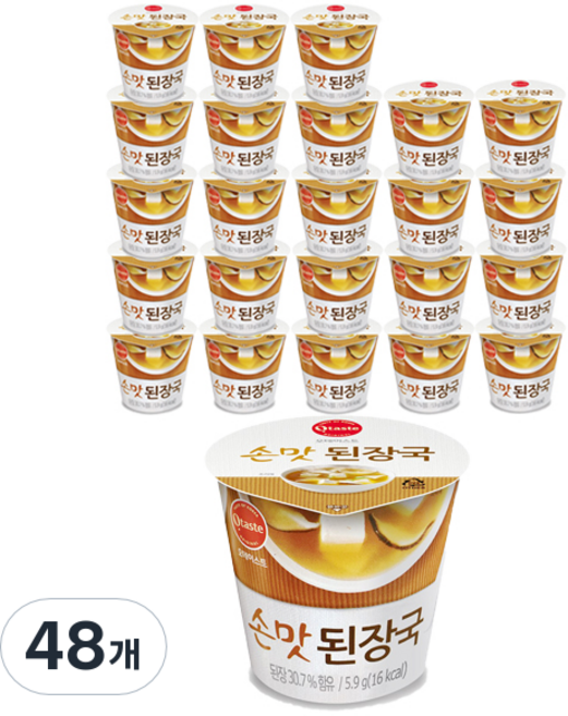 오테이스트 손맛 된장국, 5.9g, 48개