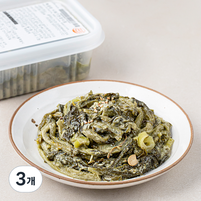 더반찬 시래기된장지짐, 3개, 250g