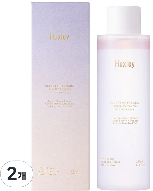 헉슬리 스킨 글로우 토너 비타 래디언스, 2개, 200ml - 쿠팡