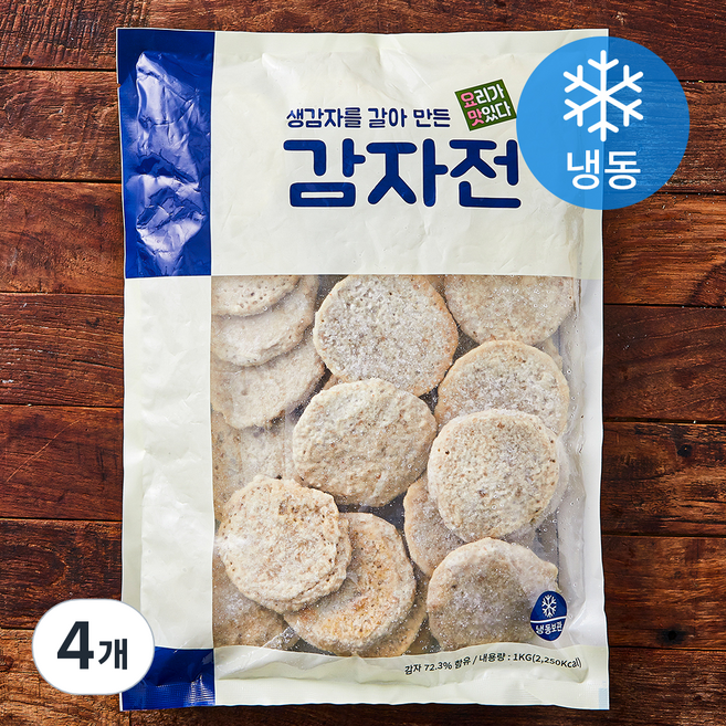 요리가맛있다 감자전 (냉동), 1kg, 4개