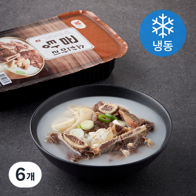 미트럭스 소한마리 곰탕 (냉동), 600g, 6개