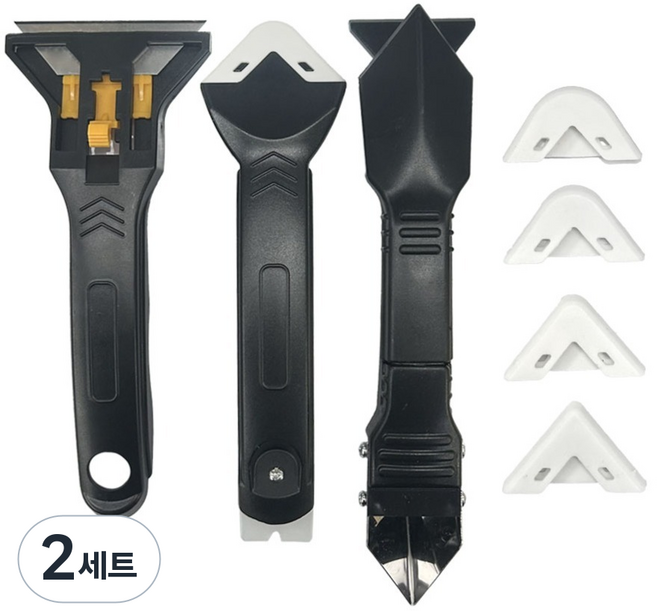 월드크린 실리콘 분리형 스크래퍼 세트, 2세트