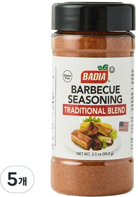 바디아 바베큐용 시즈닝, 5개, 99.2g