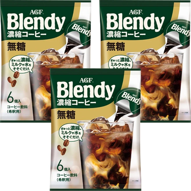 블랜디 포션커피 블랙, 18g, 6개입, 3개 - 쿠팡