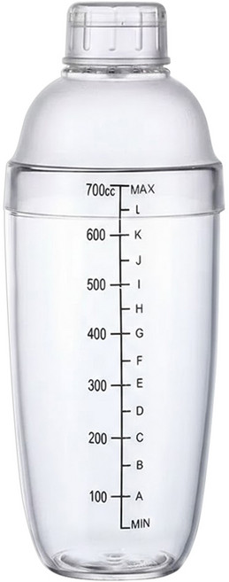 bargogo 巴果果 胖胖雪克杯 PPOB-CT-70-C 700ml, 透明色, 1個