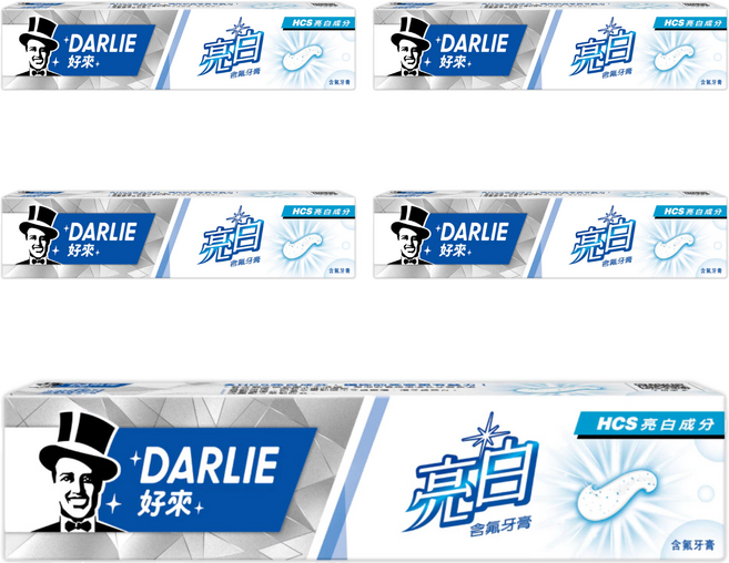 DARLIE 好來亮白牙膏 含HCS亮白成分 含氟牙膏