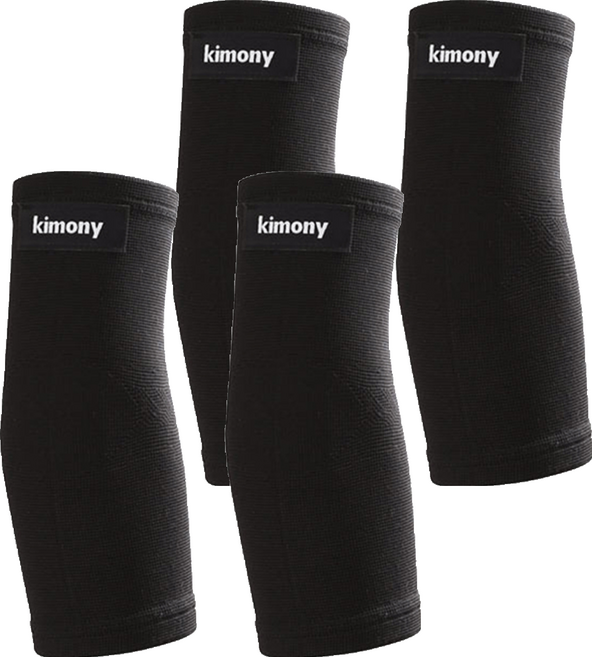 키모니 팔꿈치보호대 KSP003, 4개, 블랙
