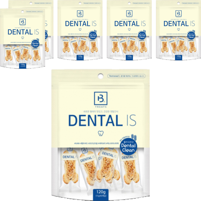 브리더랩 강아지 덴탈이즈 간식, 쌀, 120g, 6개