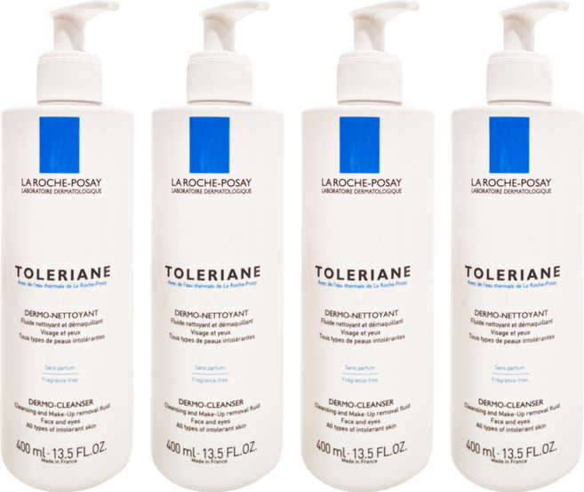 LA ROCHE POSAY 理膚寶水 多容安清潔卸妝乳液, 400ml, 4瓶