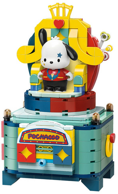 Aurora 帕恰狗魔法旋轉椅積木, 1個, 多色