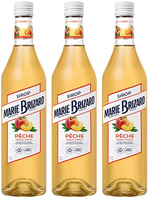 마리브리자드 피치 시럽, 700ml, 3개