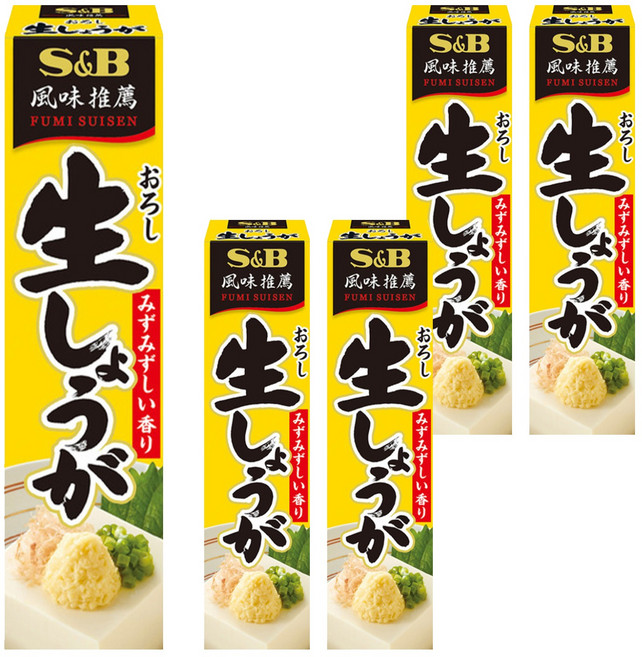 S&B 愛思必 薑末條, 40g, 5個