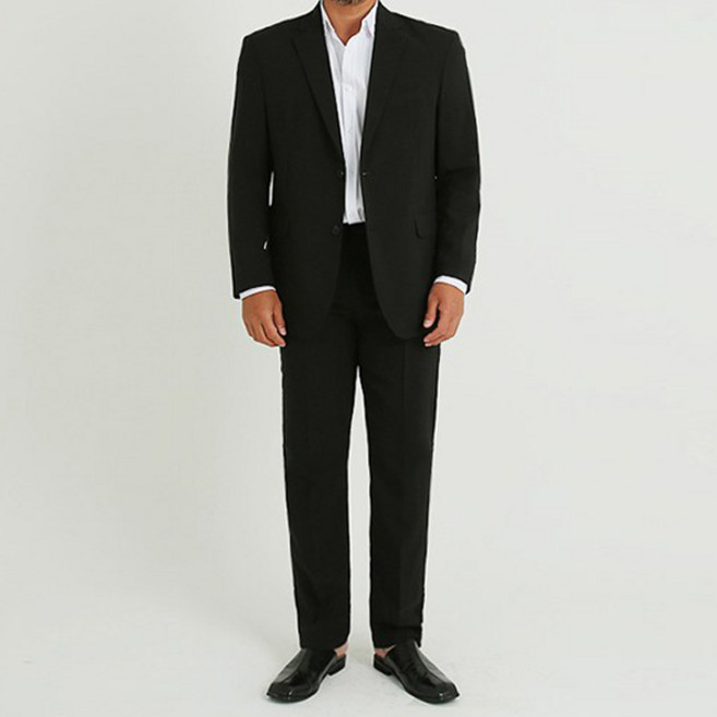 파이브라지 빅사이즈 심플 오버핏 린넨 통기성 베이직 슈트 정장