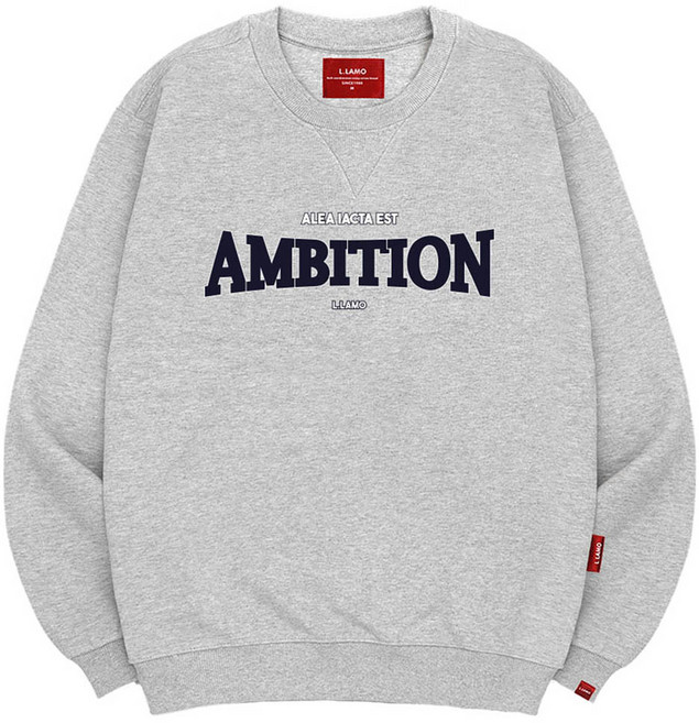 엘라모 남녀공용 3M 엠비션 맨투맨