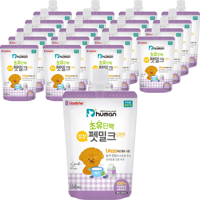 듀먼 초유단백 챱챱 펫밀크, 챱챱펫밀크 눈가반짝 20팩 id03, 20개