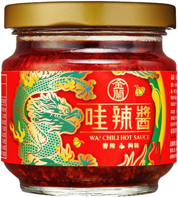 KIMLAN 金蘭 哇辣醬, 175g, 1罐