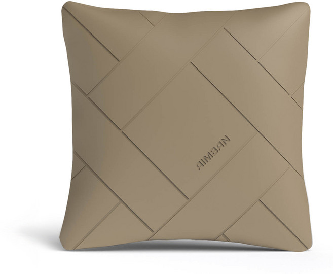 아임반 차량용 사각 허깅 쿠션, 올리브브라운, 1개