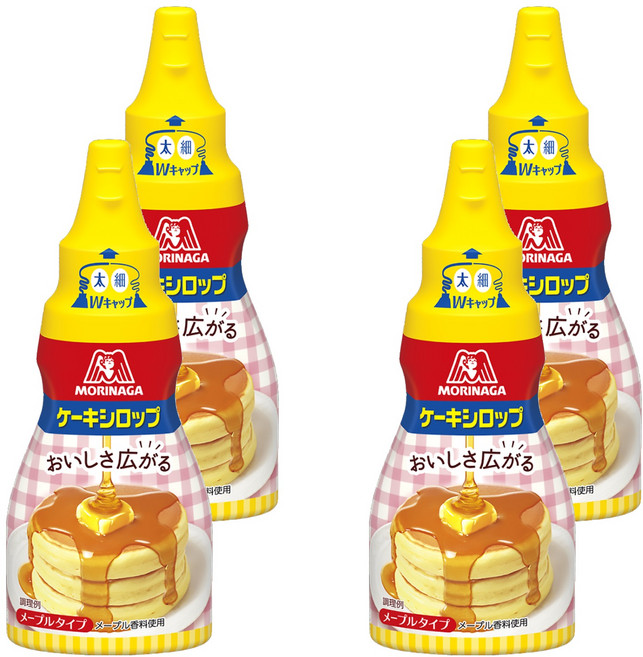 MORINAGA 森永 蛋糕糖漿, 200g, 4瓶