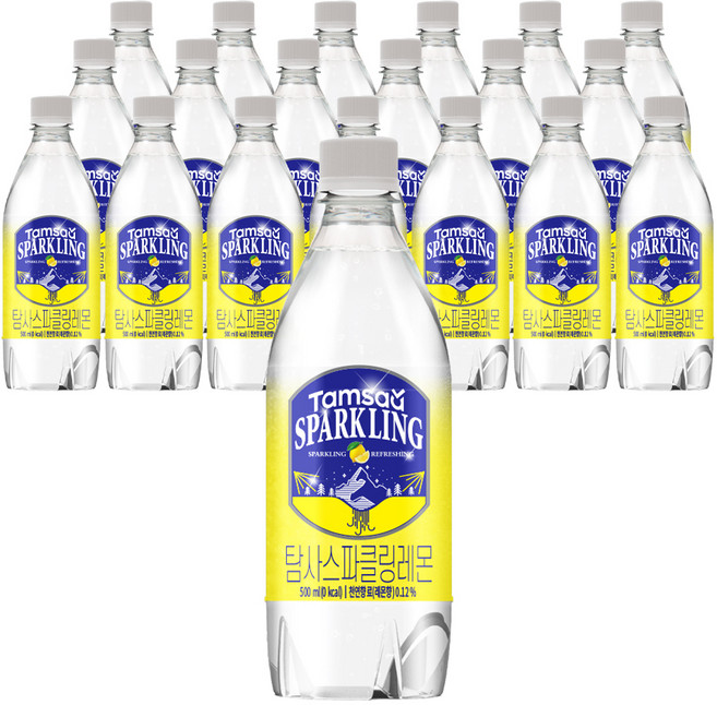 탐사 스파클링 레몬, 500ml, 20개