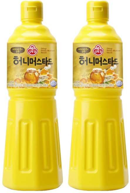 오뚜기 허니 머스타드 소스, 1.05kg, 2개