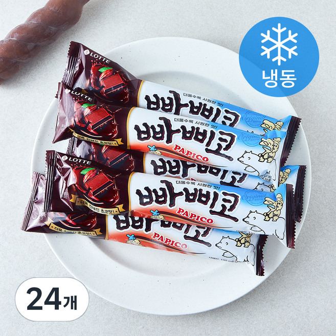 롯데웰푸드 롯데 빠삐코 (냉동), 130ml, 6개입, 4개