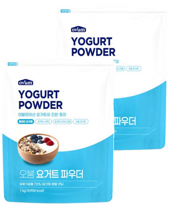 오붐 요거트 파우더, 1kg, 1개입, 2개