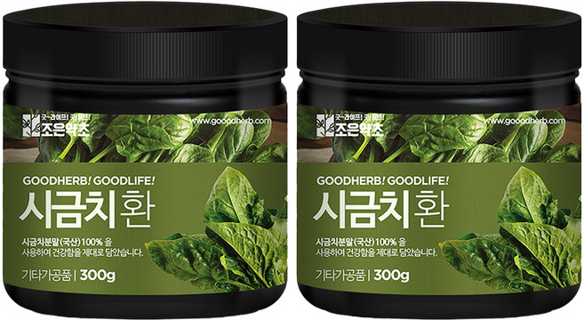 조은약초 프리미엄 시금치환, 2개, 300g