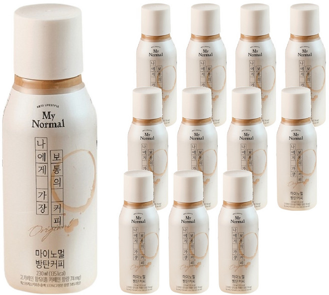 마이노멀 방탄 버터커피, 230ml, 12개