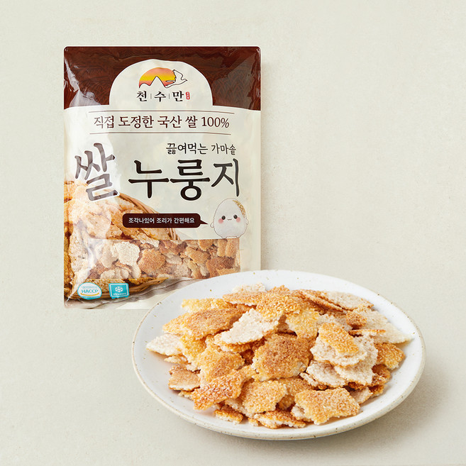 천수만 직접 도정한 국산 쌀 100% 끓여먹는 가마솥 쌀누룽지, 1개, 3kg