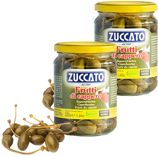 주카토 후르츠 케이퍼 절임류, 330g, 2개